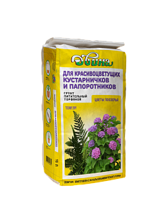 Грунт для растений Двина Питательный для красивоцветущих кустарничков и папоротников